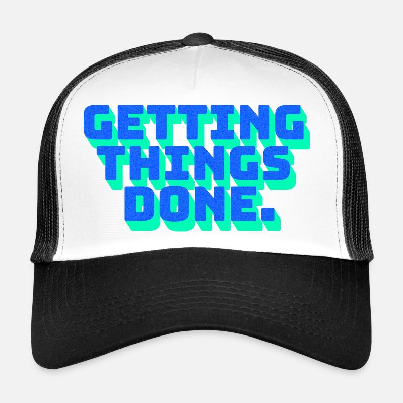 Focus Motivation Getting Things Done Trucker Cap