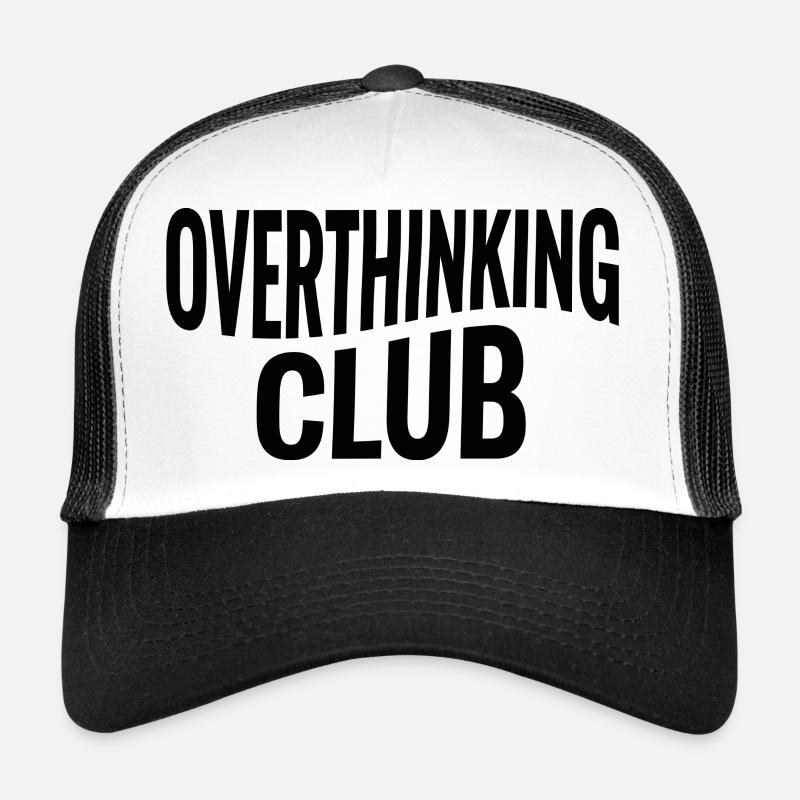 Overthinking Club Spruch Trucker Cap