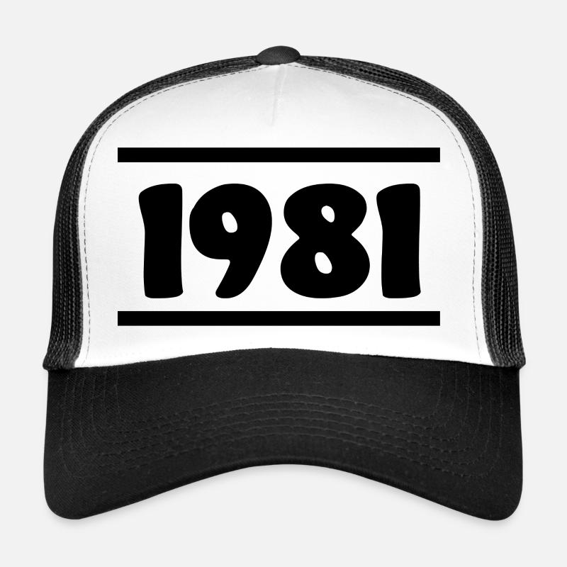 1981 Birthday 1981 Trucker Cap