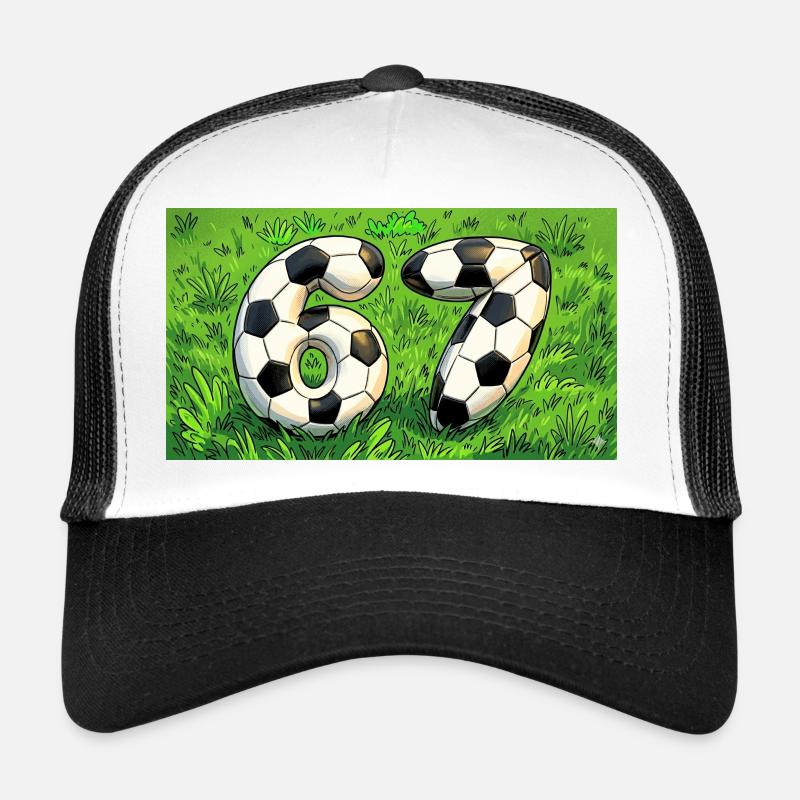 Conception du football Six Seven Casquette trucker 