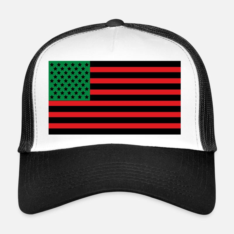 Drapeau afro-américain Casquette trucker 
