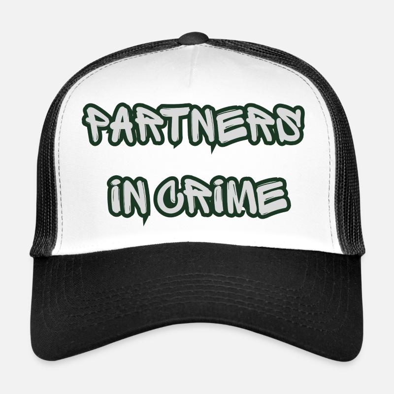 Complices dans le Crime Graffiti Casquette trucker 