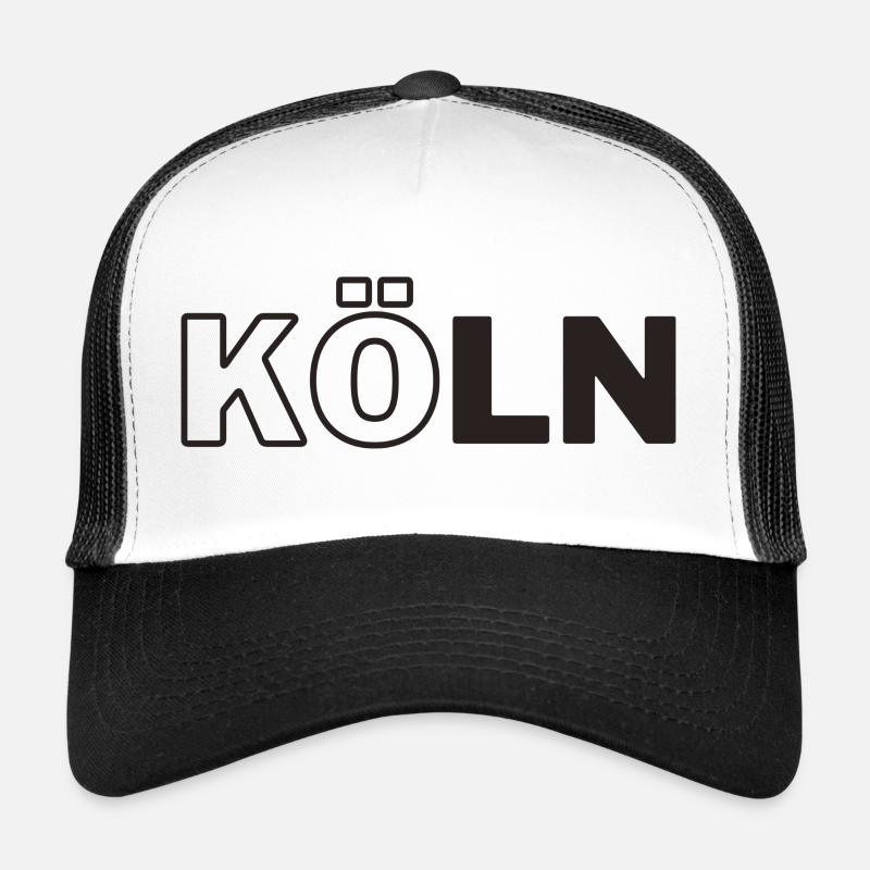 Köln Cologne Meine Stadt - Trucker Cap - Weiß/Schwarz