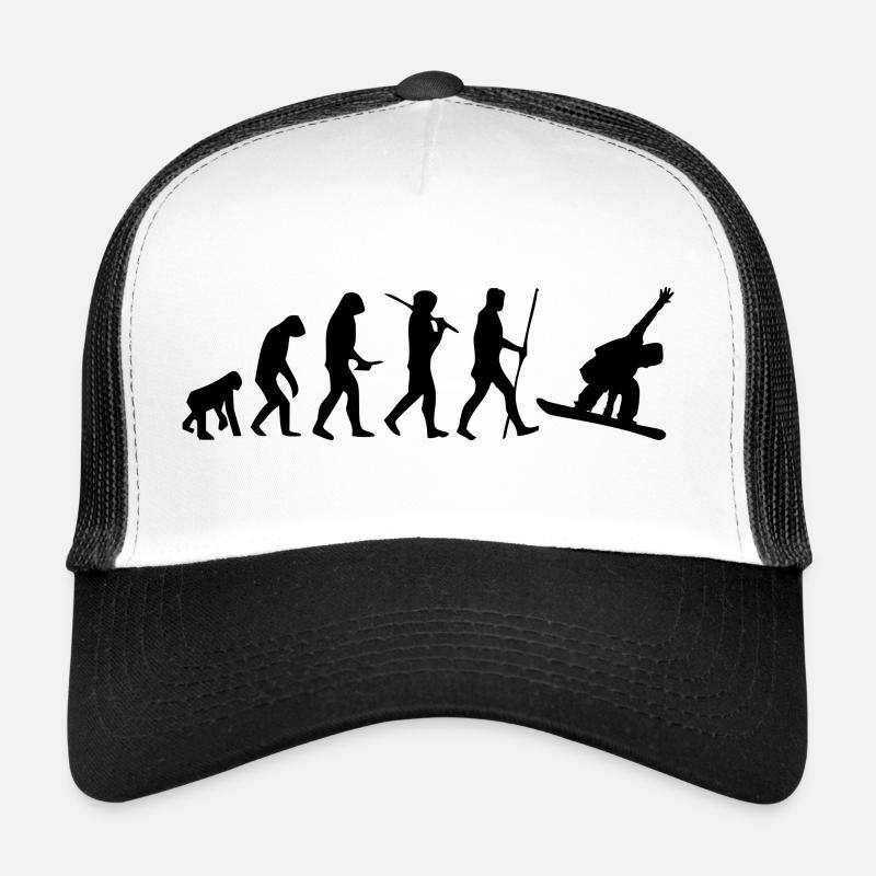 Sports d’hiver - Snowboard - Evolution - Symbole Casquette trucker 