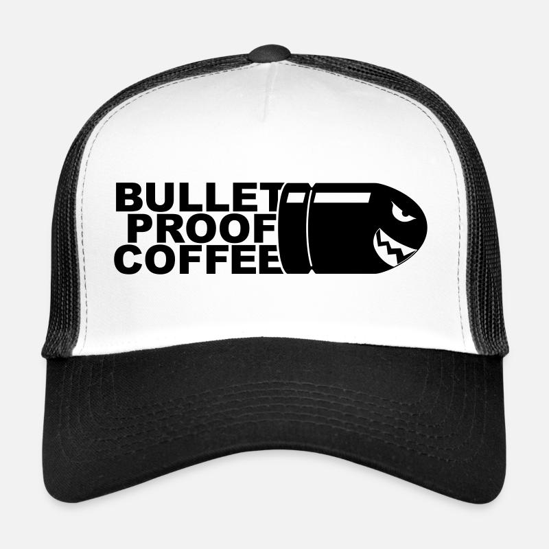Bulletproof Coffe - Trucker Cap - white/black