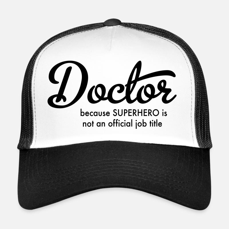 doctor - Trucker Cap - Weiß/Schwarz