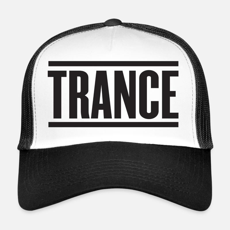 Trance - Trucker Cap - Weiß/Schwarz