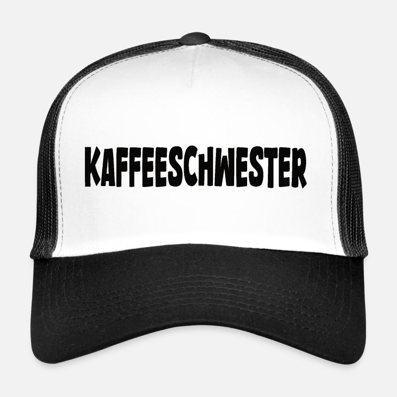 Kaffeespruch lustig - Kaffeeschwester Trucker Cap