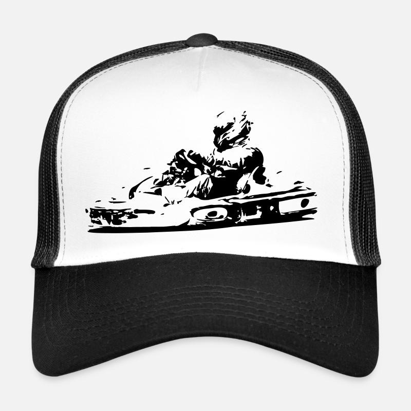 Go Kart - Trucker Cap - white/black
