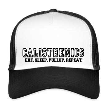 calisthenics - Trucker Cap - white/black - Front
