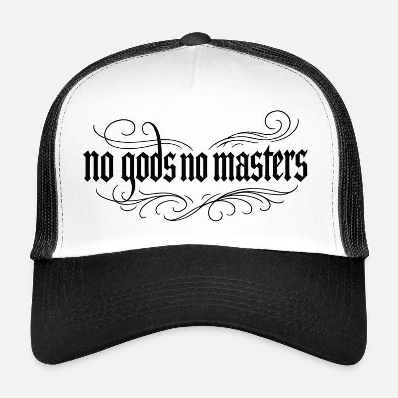 Pas de dieux, pas de maîtres Gothique Casquette trucker 