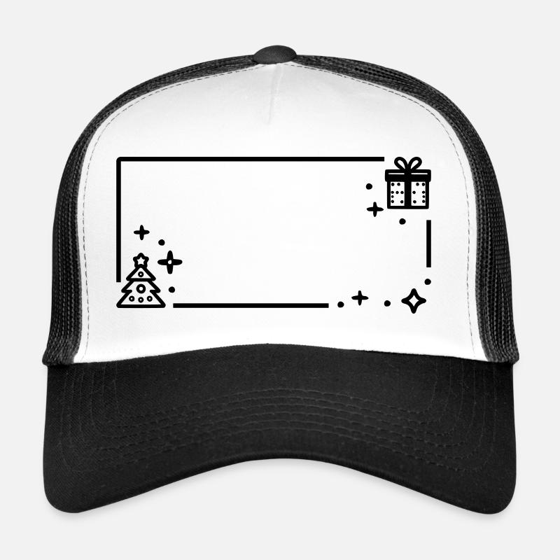 Weihnachtlicher Rahmen Trucker Cap