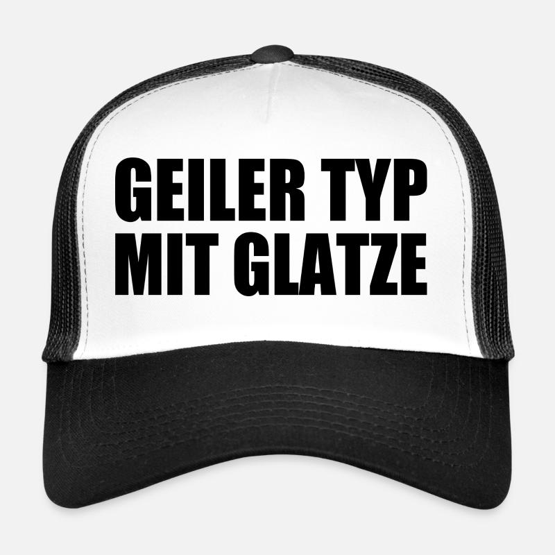 geiler typ mit glatze Trucker Cap
