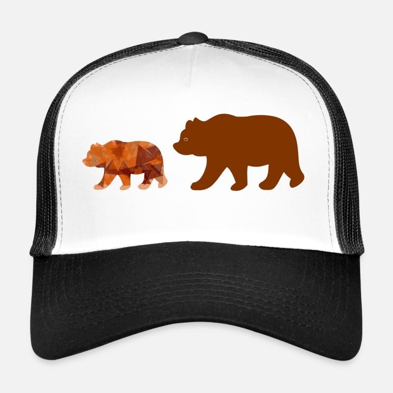 Bear walking Trucker Cap