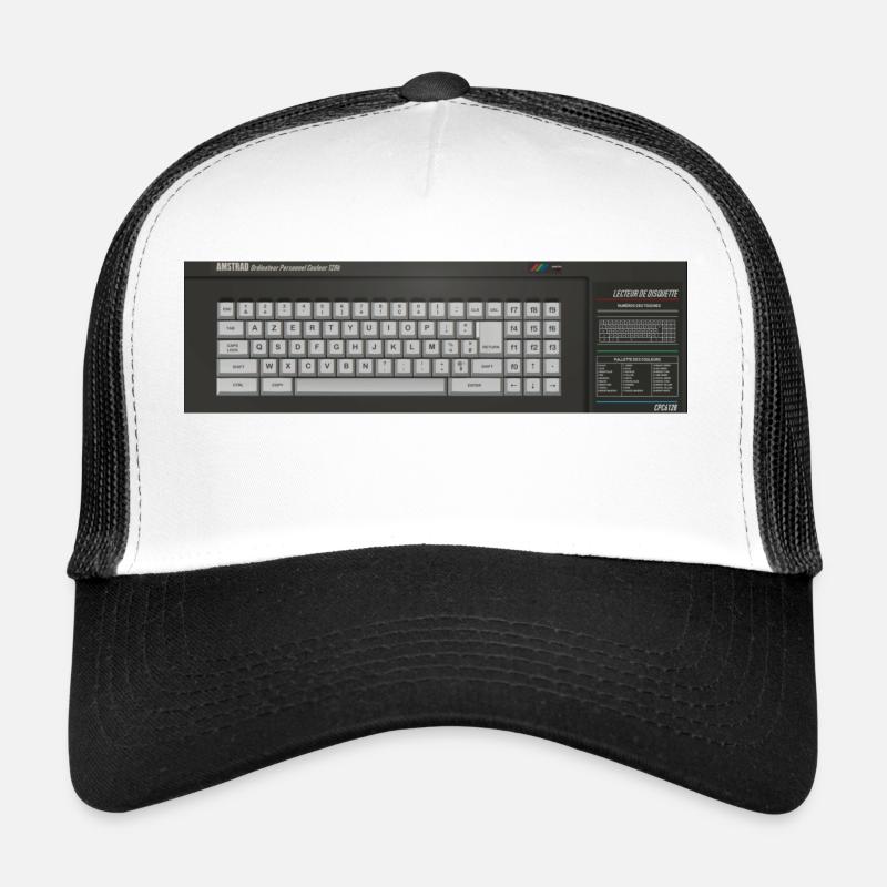Amstrad CPC 6128 – Design Rétro 01 Casquette trucker 