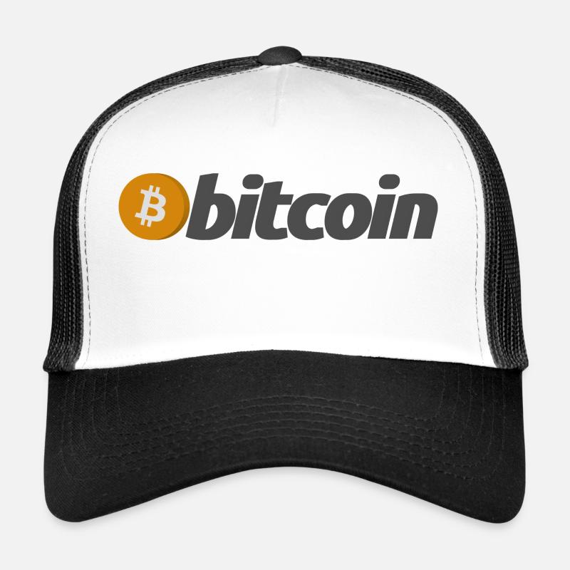Bitcoin - Trucker Cap - Weiß/Schwarz