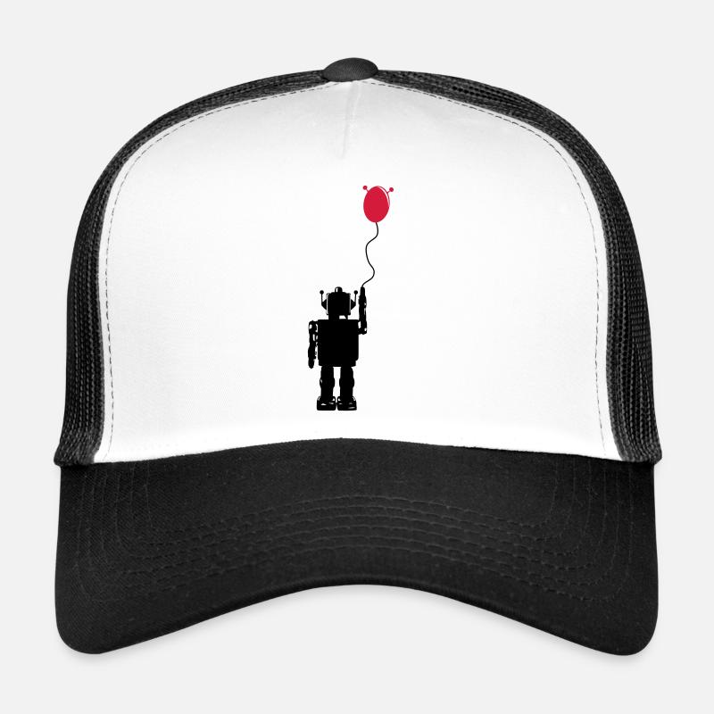 Roboterluftballon Hinten Trucker Cap