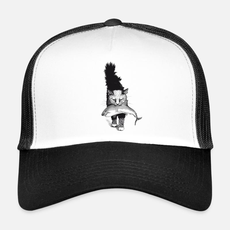 Shark-Cat Trucker Cap