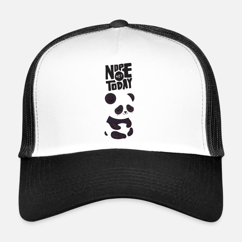 Nope Not Today - Cute Panda Casquette trucker 