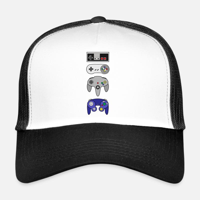 Retro Gaming Controller Konsole Gamepad Gamer Trucker Cap