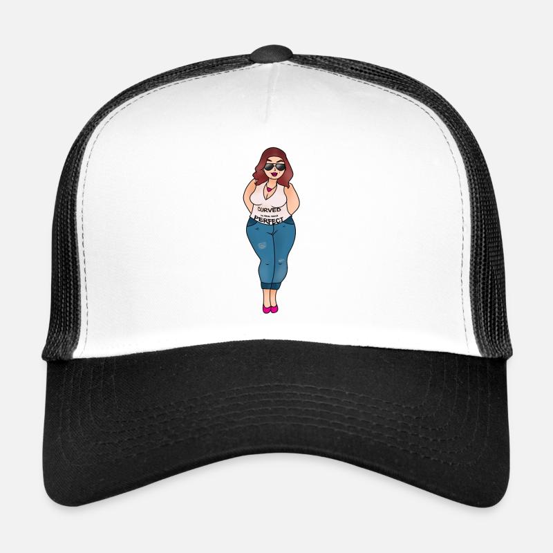 La courbe est le nouveau parfait Casquette trucker 