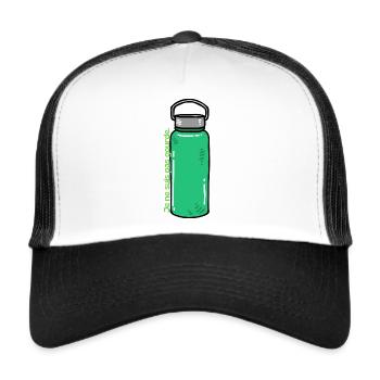 Cadeau pour femme drôle | Je ne suis pas gourde - Casquette trucker  - blanc/noir - Devant