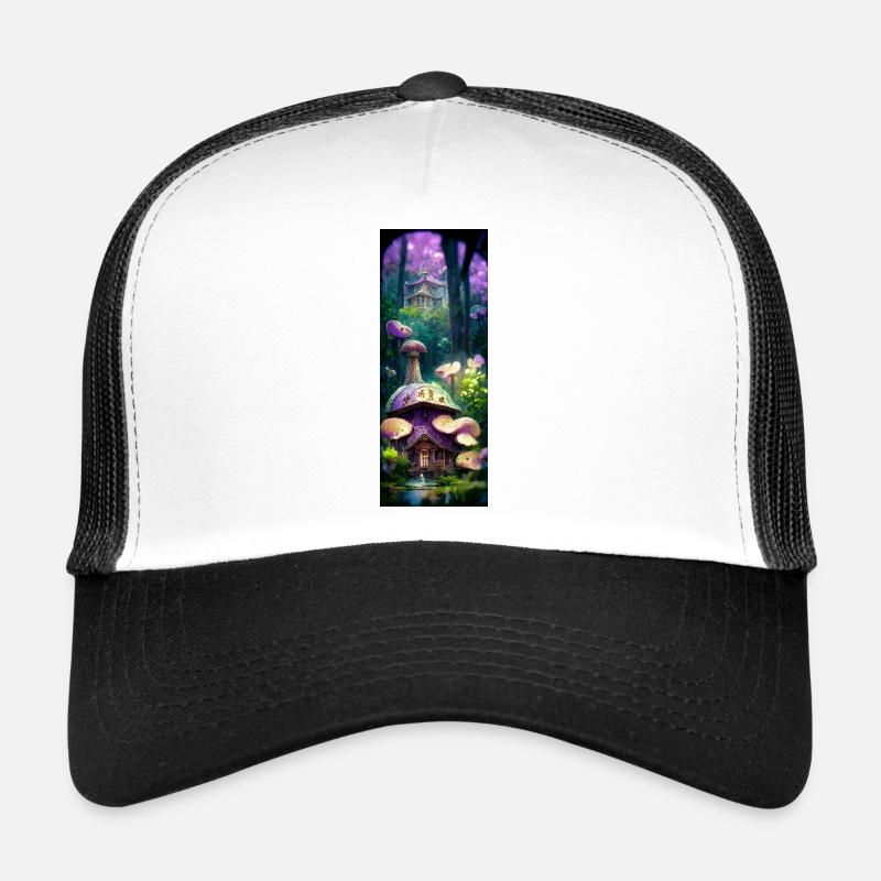 Forêt de champignons (champignons dans la forêt) Casquette trucker 