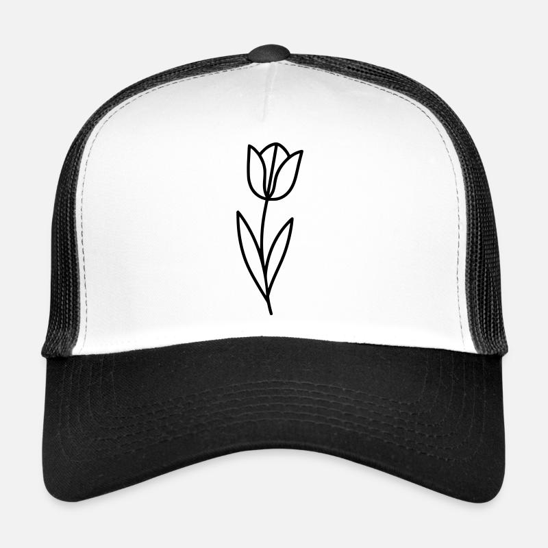 Aperçu printanier des fleurs de tulipe Casquette trucker 