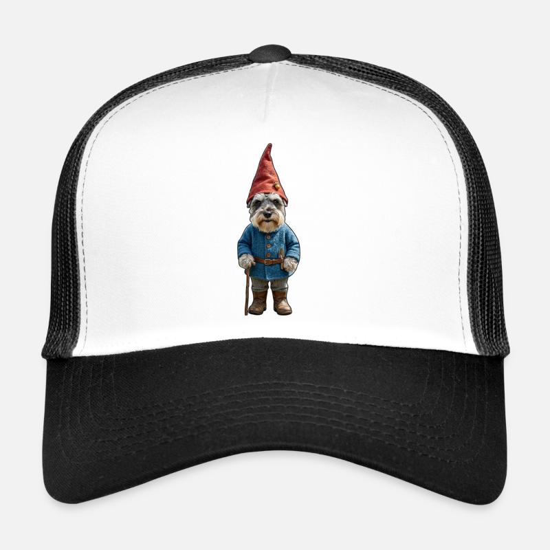 Gartenzwerg Schnauzer Zauber Trucker Cap