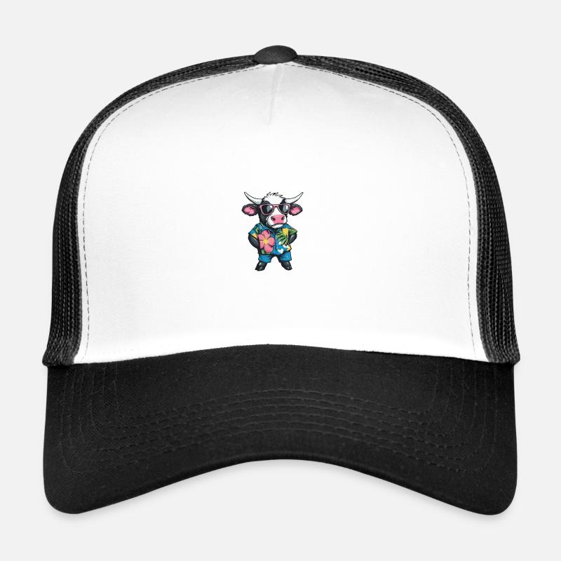 Cow Comic Holiday Trucker Cap