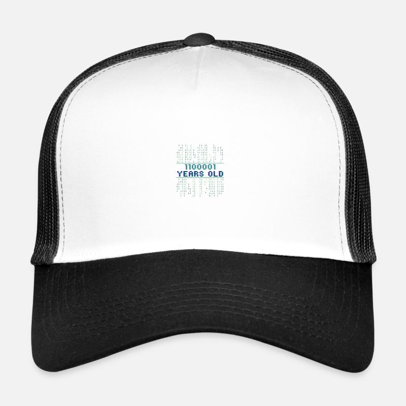 97. Geburtstag 97 Jahre alt Binärcode Coder Trucker Cap