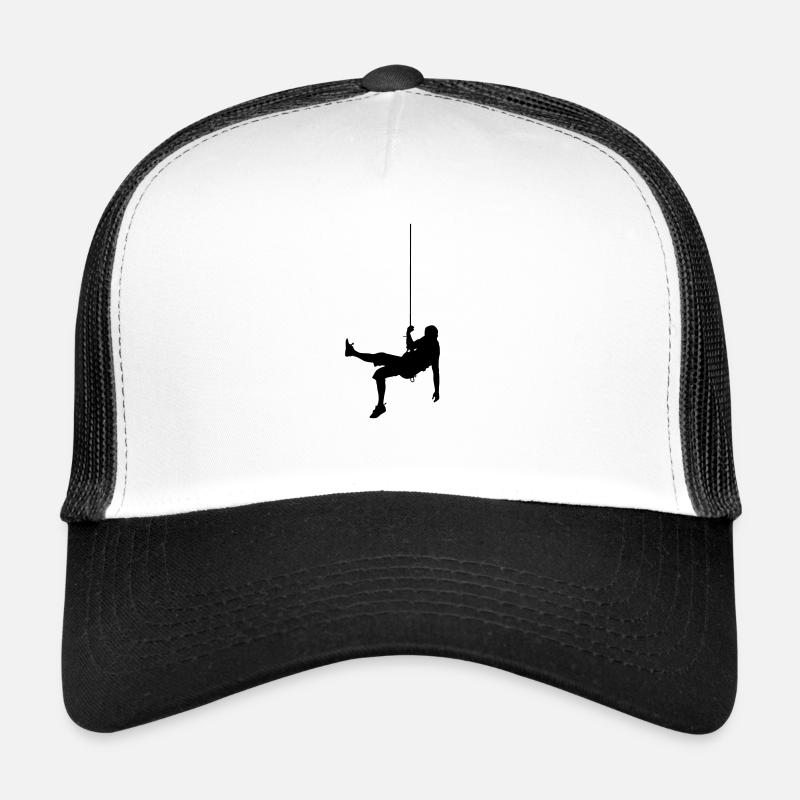 On the rope - Trucker Cap - white/black