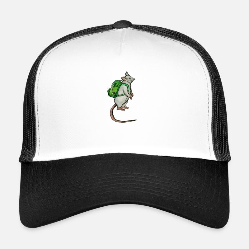 souris sac à dos - backpack mouse - Rucksack-Maus Casquette trucker 