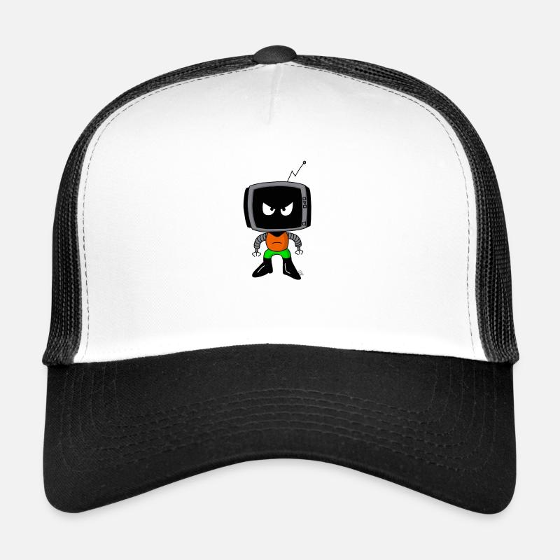 Sly Robot - Trucker Cap - Weiß/Schwarz