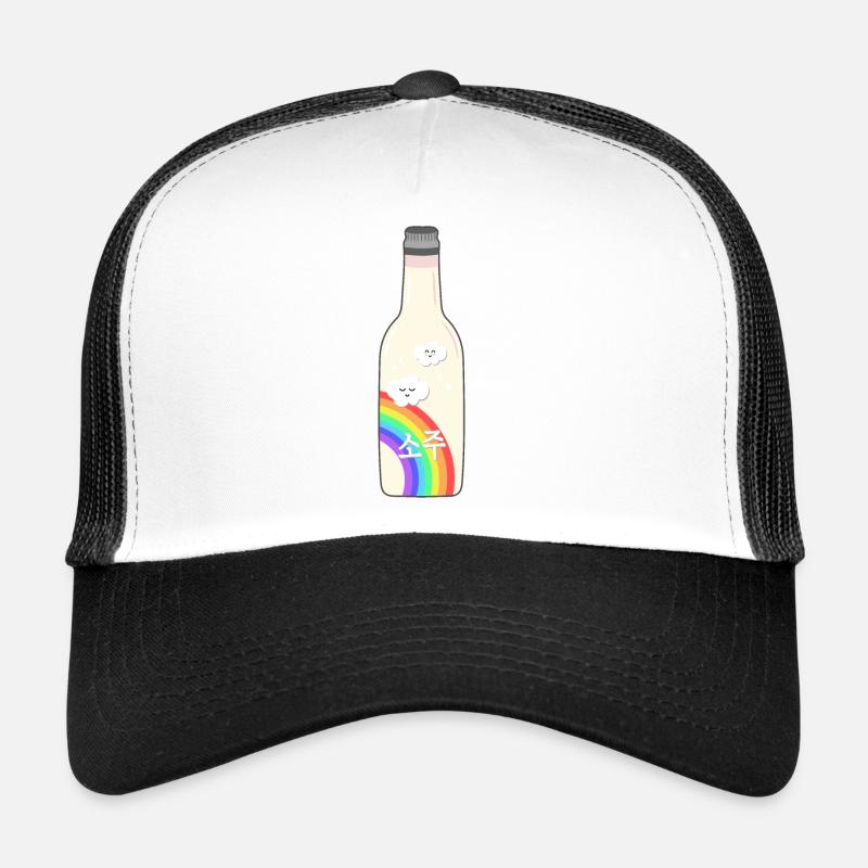 Rainbow Soju Bottle | 한국 | Korean | Pride Trucker Cap