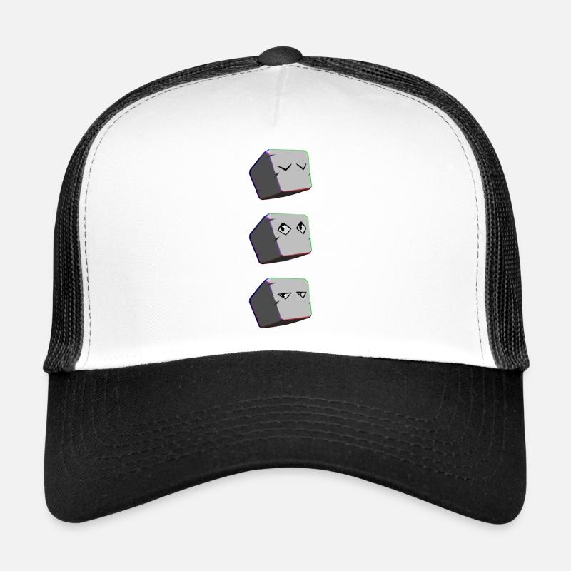Stein - Trucker Cap - Weiß/Schwarz