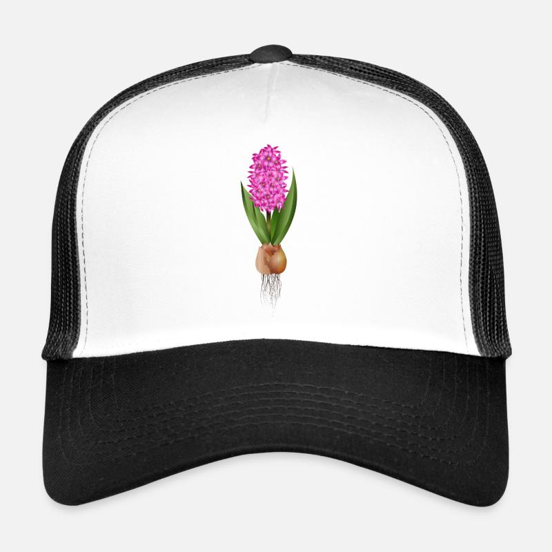 Jacinthe rouge – fleurs fortes avec bulbe Casquette trucker 