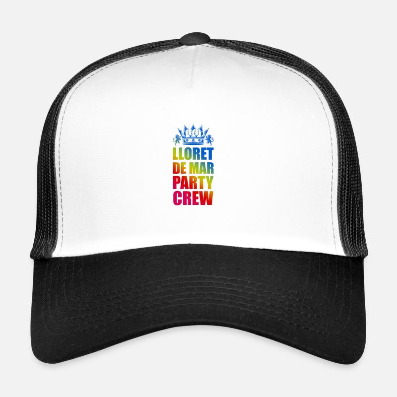 Lloret De Mar Party Crew Spruch Trucker Cap