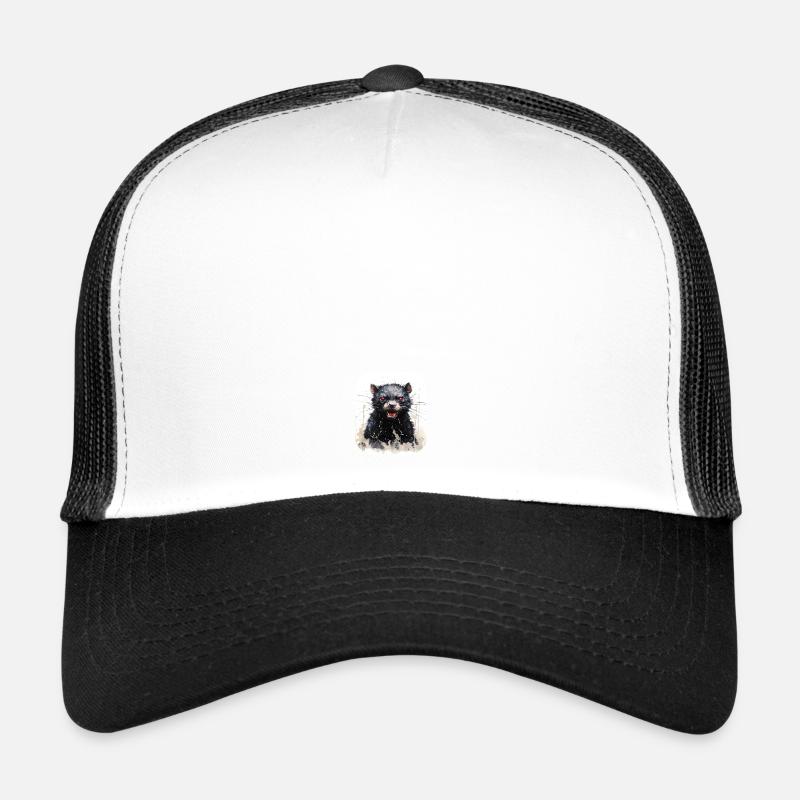 Diable de Tasmanie - Casquette trucker  - blanc/noir