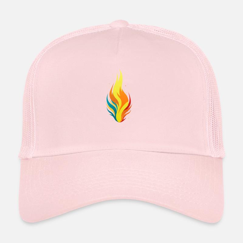 Flame Trucker Cap