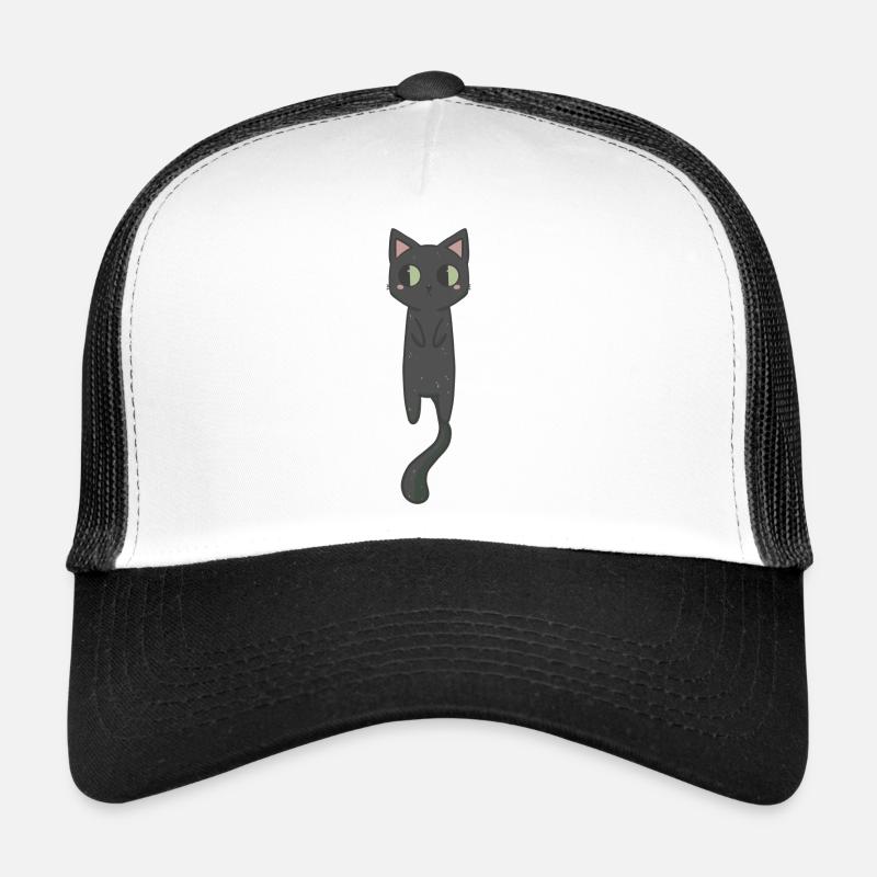 Mignon chat noir Casquette trucker 