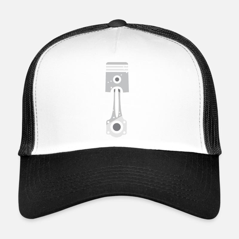 Conception du moteur à pistons croisés Casquette trucker 