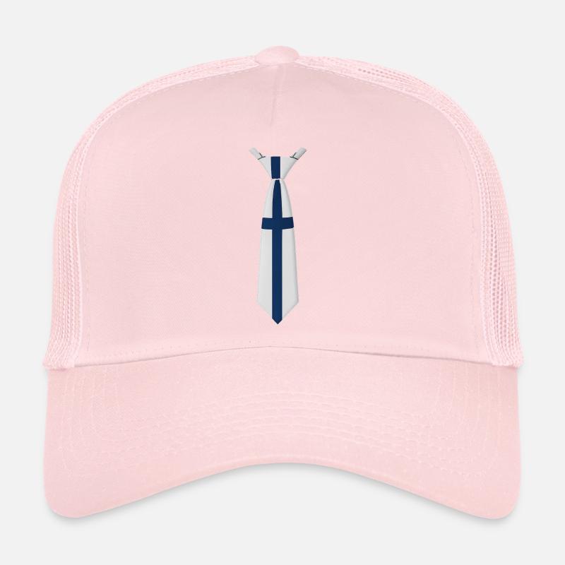 Cravate Finlande – Conception du drapeau Casquette trucker 