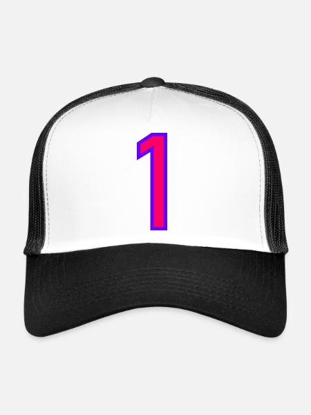 1. 1 year. 1st ANNIVERSARY. 1 YEAR ANNIVERSARY - Trucker Cap - white/black - Front