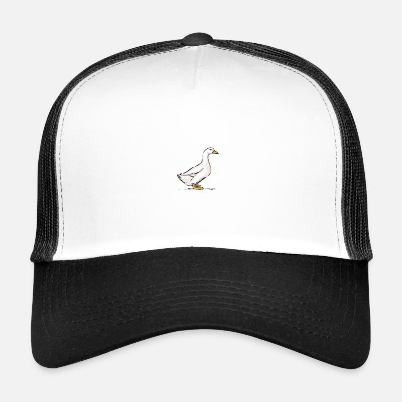 Gans - Trucker Cap - Weiß/Schwarz