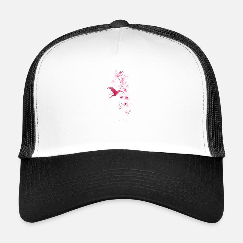 sternsterne,weiss,illustration,stern,kolibri,vogel Trucker Cap