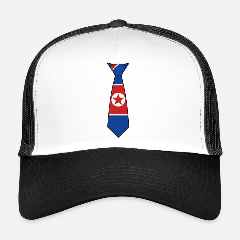Cravate Corée du Nord – Conception du drapeau Casquette trucker 