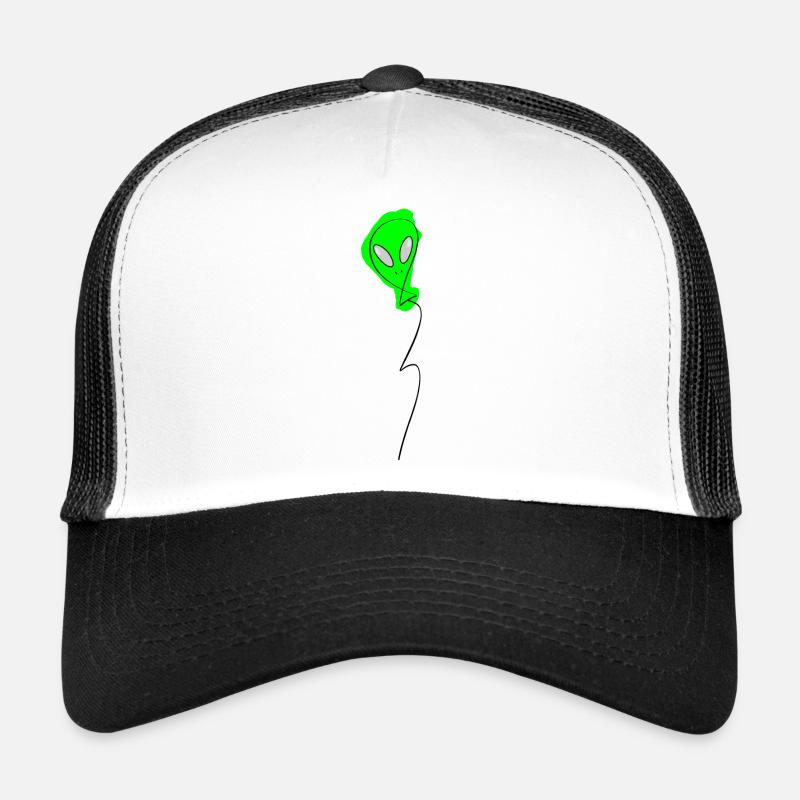 Außerirdischer - Trucker Cap - Weiß/Schwarz