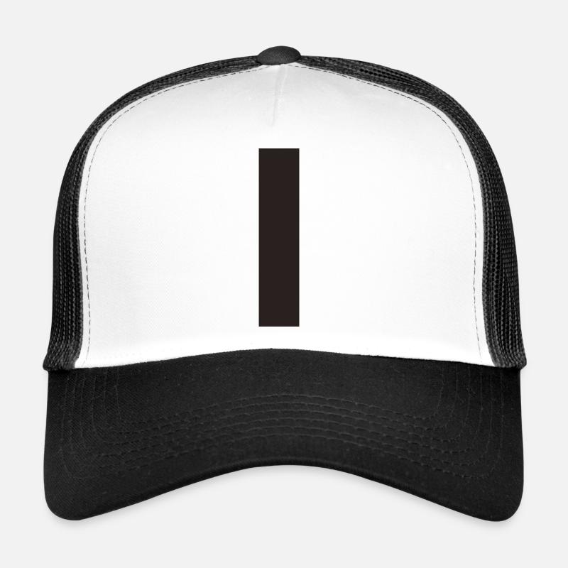 I - Trucker Cap - Weiß/Schwarz
