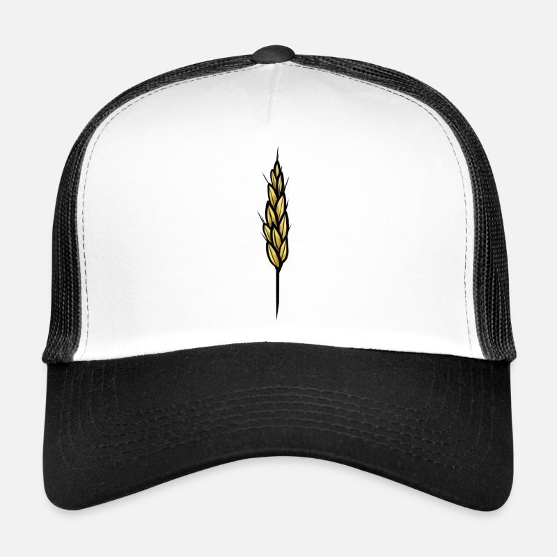 EPI DE BLE - Casquette trucker  - blanc/noir
